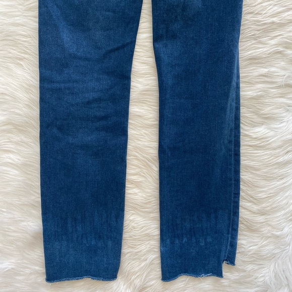 Frame Denim Straight Leg Step Hem High Rise Jeans - Picture 10 of 12